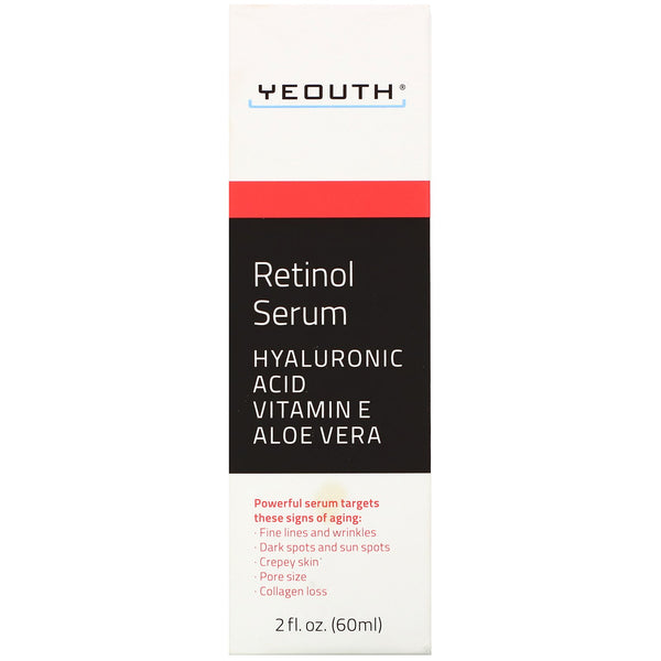 Yeouth, Retinol Serum, 2 fl oz (60 ml) - The Supplement Shop