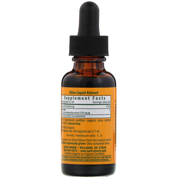 Herb Pharm, Olive , 1 fl oz (30 ml) - The Supplement Shop