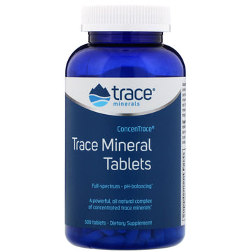 Trace Minerals Research, ConcenTrace, Trace Mineral Tablets, 300 Tablets
