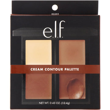 E.L.F., Cream Contour Palette, 4 Shades, 0.43 oz (12.4 g)