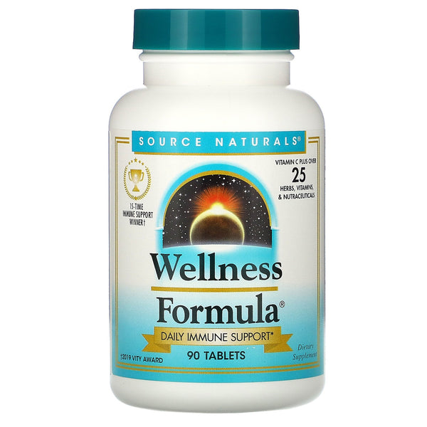 Source Naturals, Wellness Formula, 90 Tablets - The Supplement Shop