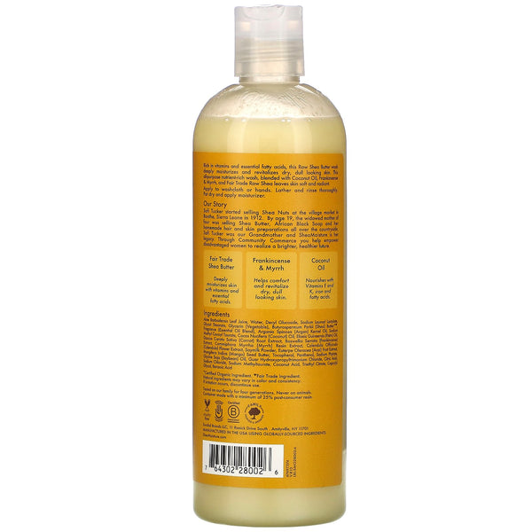 SheaMoisture, Raw Shea Butter, Hydrating Body Wash, 13 fl oz (384 ml) - The Supplement Shop