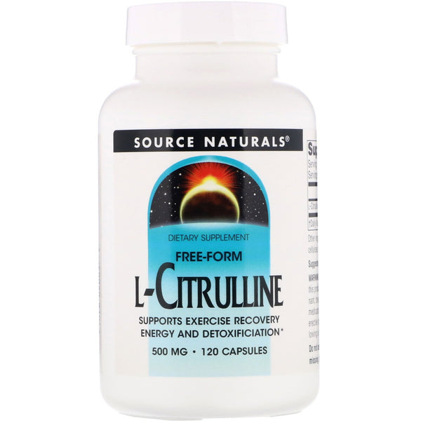 Source Naturals, L-Citrulline, 500 mg, 120 Capsules - The Supplement Shop