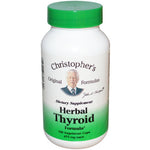 Christopher's Original Formulas, Herbal Thyroid Formula, 475 mg, 100 Vegetarian Caps - The Supplement Shop