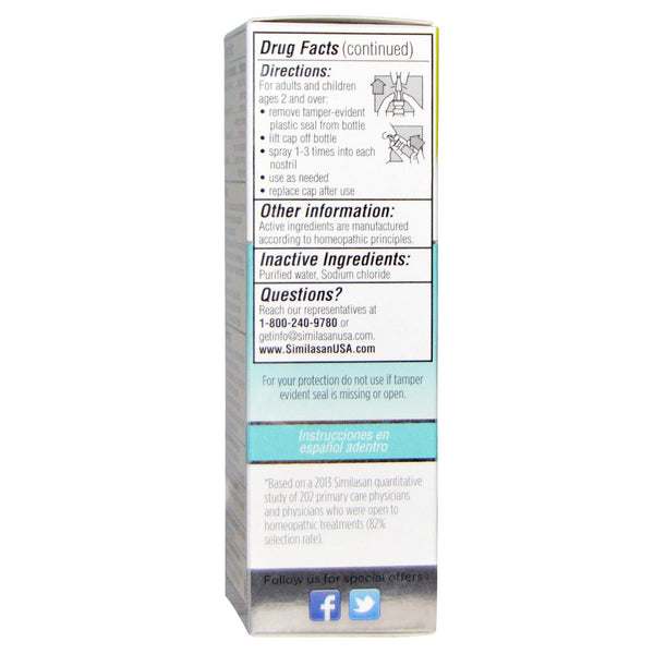 Similasan, Nasal Allergy Relief, 0.68 fl oz (20 ml) - The Supplement Shop