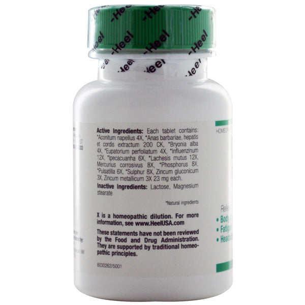 MediNatura, BHI Flu +, 100 Tablets - The Supplement Shop