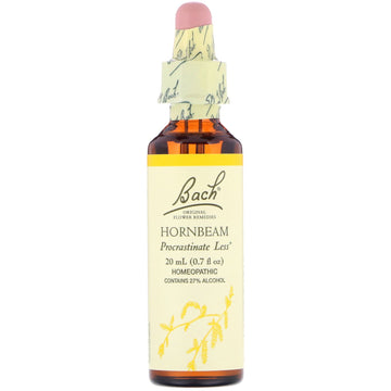 Bach, Original Flower Remedies, Hornbeam, 0.7 fl oz (20 ml)