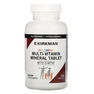 Kirkman Labs, Children's Multi-Vitamin Mineral Tablet with 5-MTHF, 120 Tablets