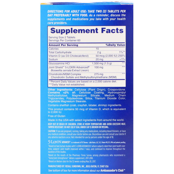 Osteo Bi-Flex, Joint Health, Triple Strength + Vitamin D, 120 Coated Tablets - The Supplement Shop