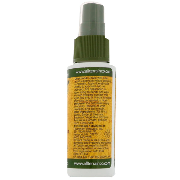 All Terrain, Kids Herbal Armor, Natural Insect Repellent, 2.0 fl oz (60 ml) - The Supplement Shop