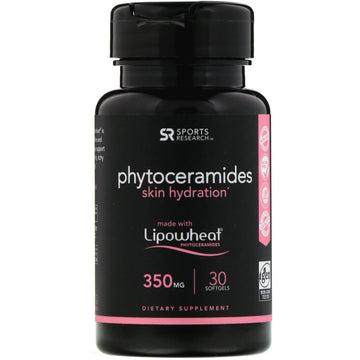 Sports Research, Phytoceramides Skin Hydration, 350 mg, 30 Softgels