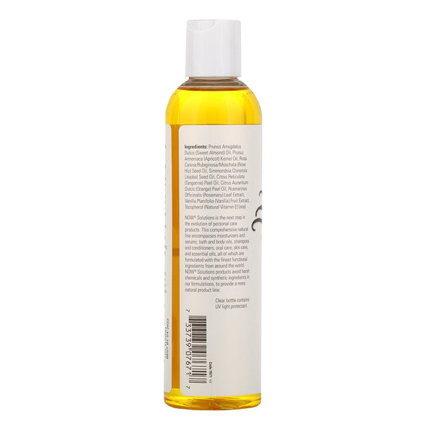 Now Foods, Solutions, Refreshing Vanilla Citrus Massage Oil, 8 fl oz (237 ml) - The Supplement Shop