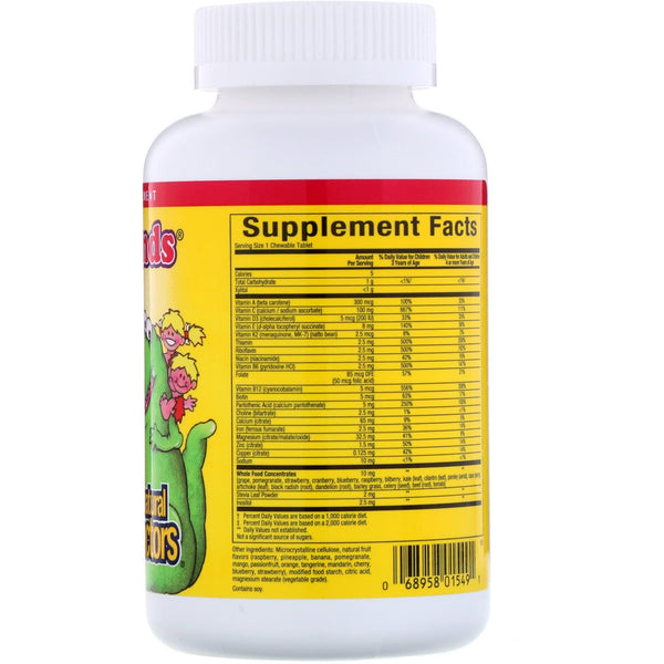 Natural Factors, Big Friends, Chewable Multi-Vitamin & Minerals, Jungle Berry, 60 Chewable Tablets - The Supplement Shop