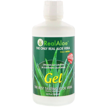 Real Aloe, Aloe Vera Gel, 32 fl oz (960 ml)