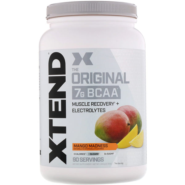 Scivation, Xtend, The Original 7G BCAA, Mango Madness, 2.78 lb (1.26 kg) - The Supplement Shop