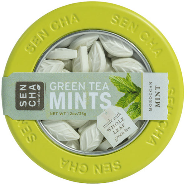Sencha Naturals, Green Tea Mints, Moroccan Mint, 1.2 oz (35 g) - The Supplement Shop