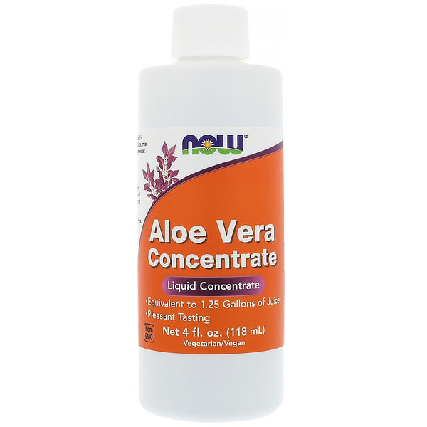 Now Foods, Aloe Vera Concentrate, 4 fl oz (118 ml) - The Supplement Shop