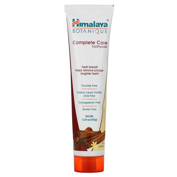 Himalaya, Botanique, Complete Care Toothpaste, Simply Cinnamon, 5.29 oz (150 g) - The Supplement Shop