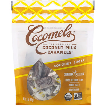Cocomels, Coconut  Milk Caramels, Coconut Sugar, 3 oz (85 g)