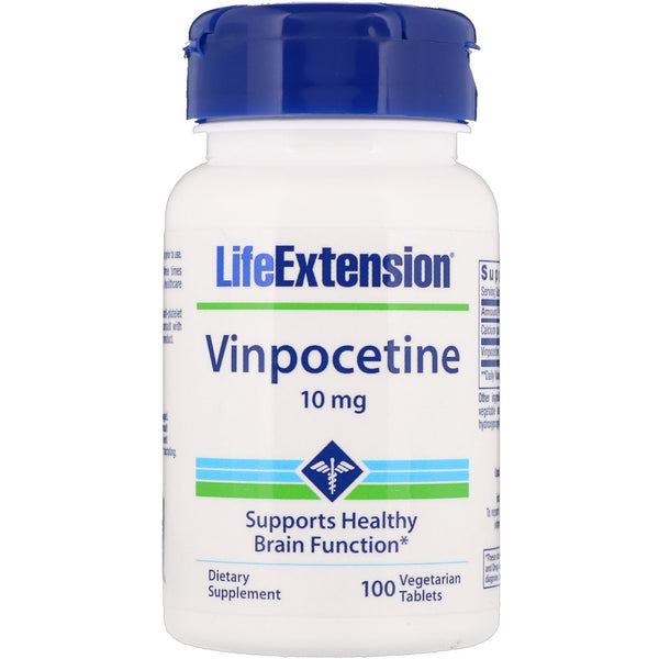 Life Extension, Vinpocetine, 10 mg, 100 Vegetarian Tablets - The Supplement Shop