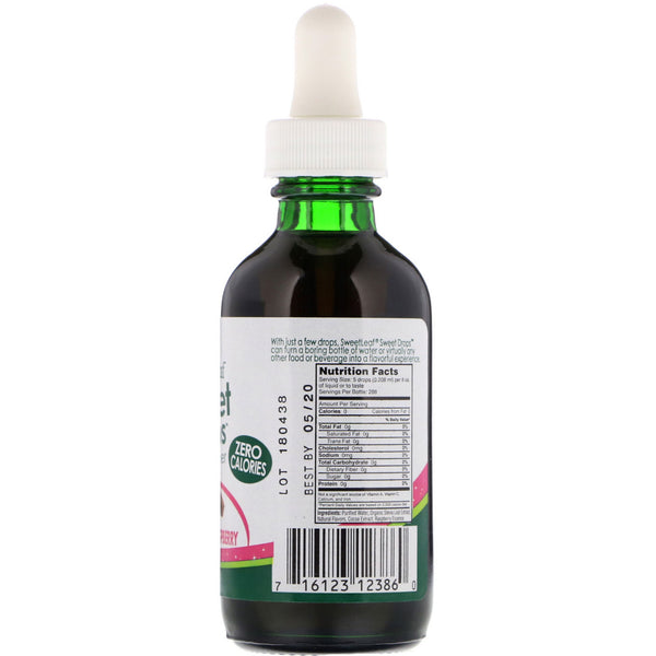 Wisdom Natural, SweetLeaf, Liquid Stevia, Sweet Drops Sweetener, Chocolate Raspberry, 2 fl oz (60 ml) - The Supplement Shop