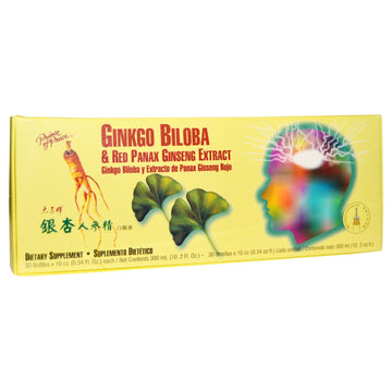 Prince of Peace, Ginkgo Biloba & Red Panax Ginseng Extract, 30 Bottles, 0.34 fl oz Each