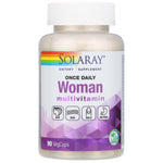 Solaray, Once Daily, Woman, Multivitamin, 90 VegCaps - The Supplement Shop