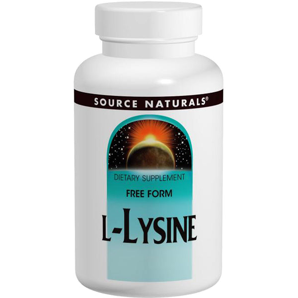 Source Naturals, L-Lysine, 100 Tablets - The Supplement Shop