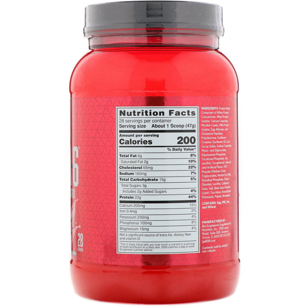 BSN, Syntha-6, Ultra Premium Protein Matrix, Strawberry Milkshake, 2.91 lbs (1.32 kg) - The Supplement Shop