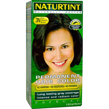 Naturtint, Permanent Hair Color, 3N Dark Chestnut Brown, 5.28 fl oz (150 ml)