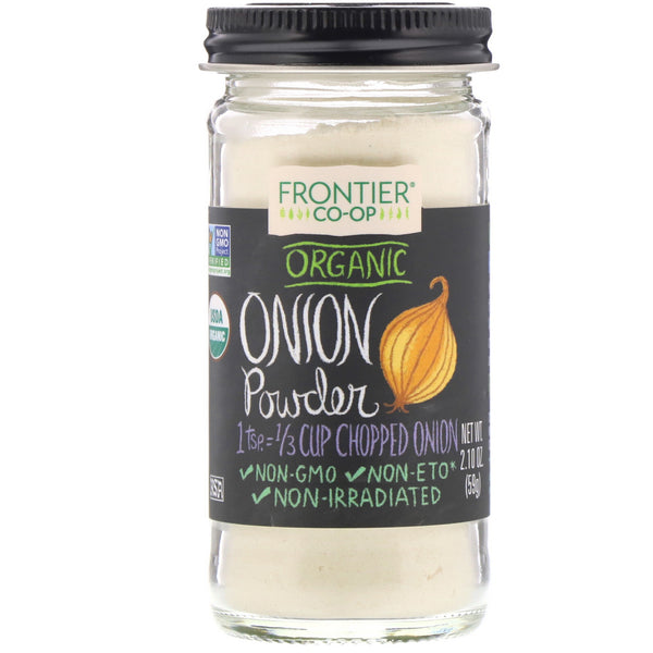 Frontier Natural Products, Organic Onion Powder, 2.10 oz (59 g) - The Supplement Shop