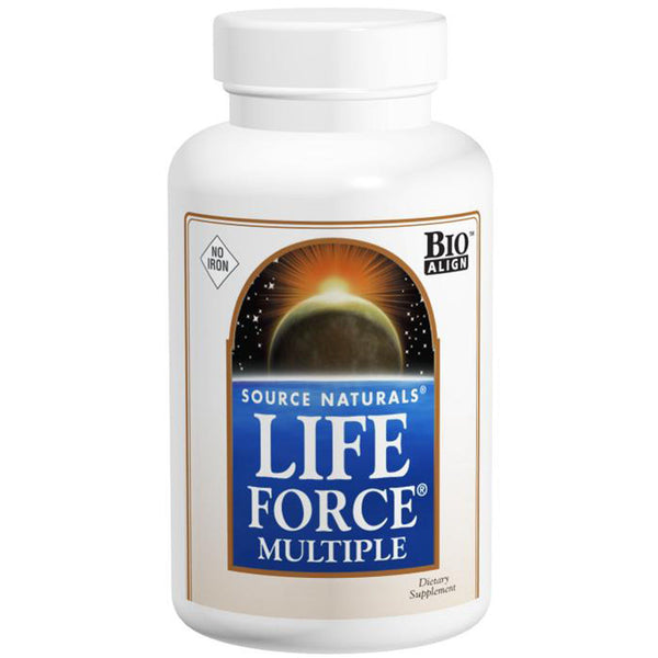 Source Naturals, Life Force Multiple, No Iron, 60 Tablets - The Supplement Shop