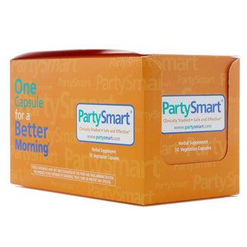 Himalaya, PartySmart, 10 Packets, 1 Vegetarian Capsule Each