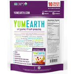 YumEarth, Organic Fruit Snacks, Original , 10 Packs, 0.7 oz (19.8 g) Each - The Supplement Shop