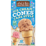 Edward & Sons, Let's Do Organic, Gluten Free Ice Cream Cones, Cake Style, 12 Cones - The Supplement Shop