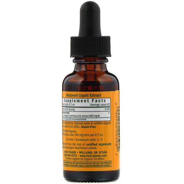 Herb Pharm, Shatavari, 1 fl oz (30 ml) - The Supplement Shop