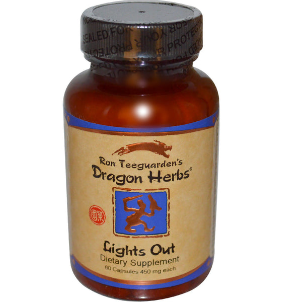 Dragon Herbs, Lights Out, 450 mg, 60 Capsules - The Supplement Shop