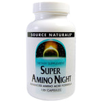 Source Naturals, Super Amino Night, 120 Capsules - The Supplement Shop