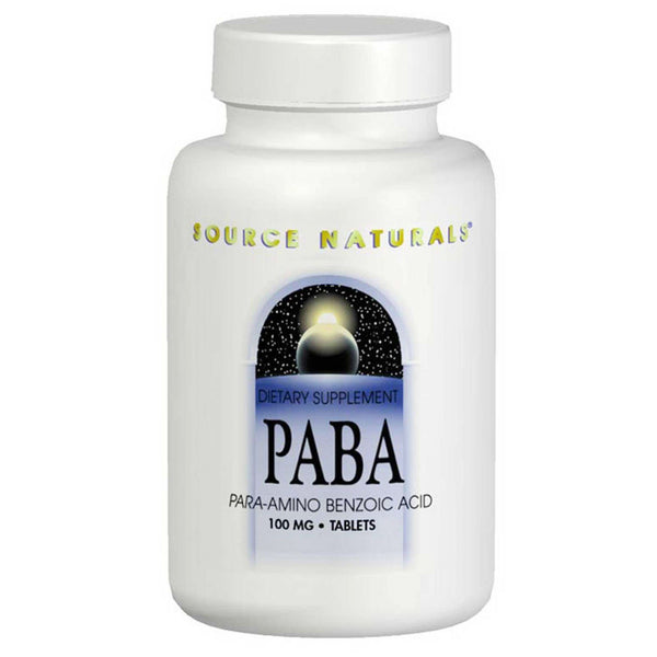 Source Naturals, PABA, 100 mg, 250 Tablets - The Supplement Shop