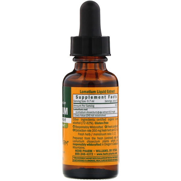 Herb Pharm, Lomatium, 1 fl oz (30 ml) - The Supplement Shop