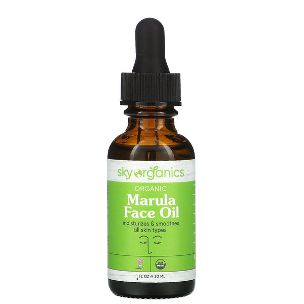 Sky Organics, Organic Marula Face Oil, 1 fl oz (30 ml) - The Supplement Shop