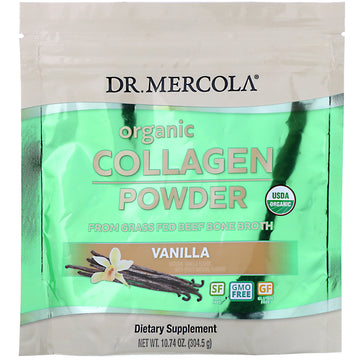 Dr. Mercola, Organic Collagen Powder, Vanilla,  10.74 oz (304.5 g)
