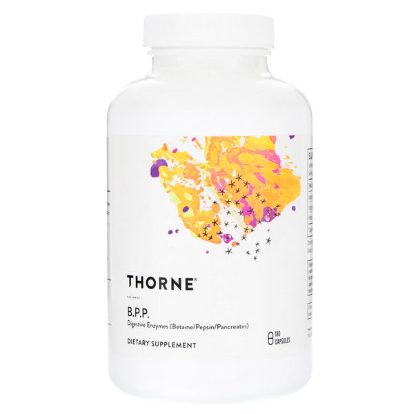 Thorne Research, B.P.P., (Betaine / Pepsin / Pancreatin), Digestive Enzymes, 180 Capsules - The Supplement Shop