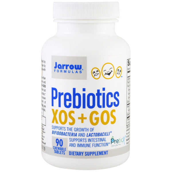 Jarrow Formulas, Prebiotics XOS+GOS, 90 Chewable Tablets - The Supplement Shop