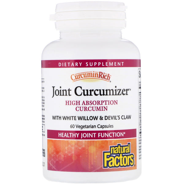 Natural Factors, CurcuminRich, Joint Curcumizer, 60 Vegetarian Capsules - The Supplement Shop