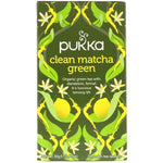 Pukka Herbs, Clean Matcha Green, 20 Green Tea Sachets, 0.05 oz (1.5 g) Each - The Supplement Shop