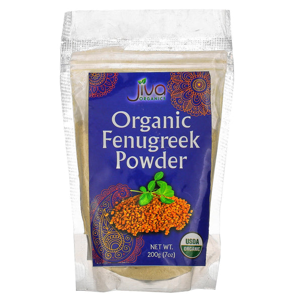 Jiva Organics, Organic Fenugreek Powder, 7 oz (200 g) - The Supplement Shop