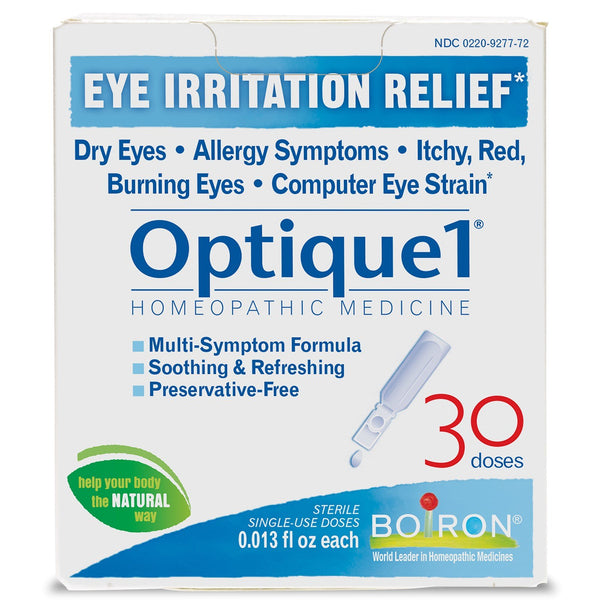 Boiron, Optique 1, Eye Irritation Relief, 30 Doses, 0.013 fl oz Each - The Supplement Shop