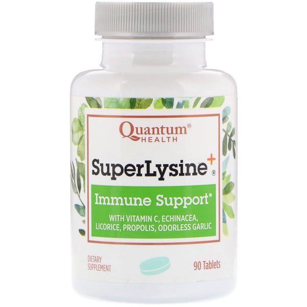 Quantum Health, Super Lysine+, Immune Support, 90 Tablets - The Supplement Shop