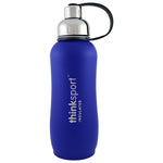 Think, Thinksport, Insulated Sports Bottle, Blue, 25 oz (750ml) - The Supplement Shop